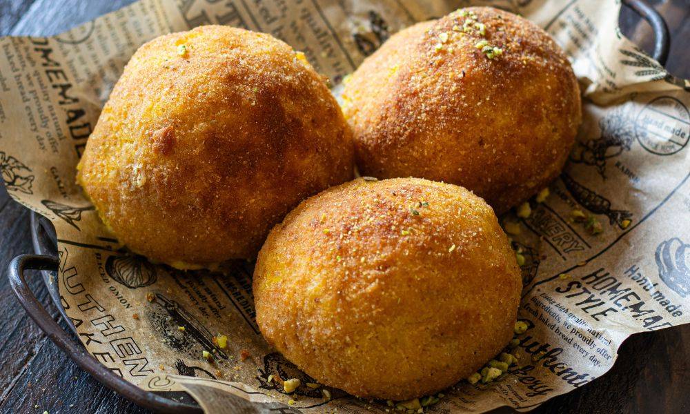 Ricetta Arancine al burro con pistacchi